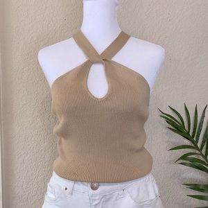 Key Hole Sweater Tank